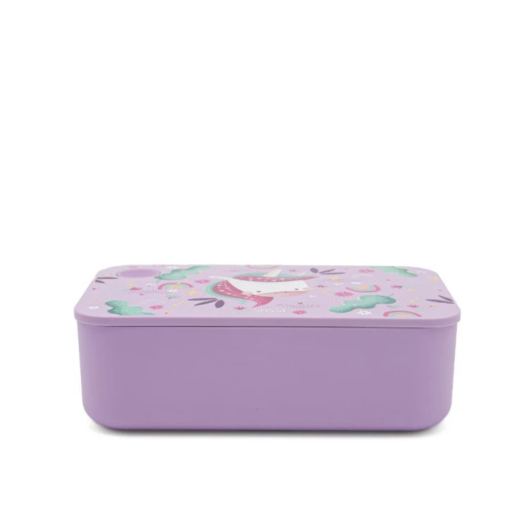 Plastikowy lunchbox pojemnik z rPET Jednorożec SAS