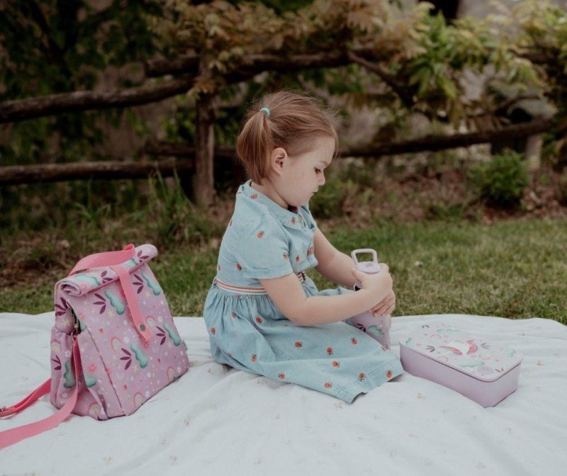 Plastikowy lunchbox pojemnik z rPET Jednorożec SASSI
