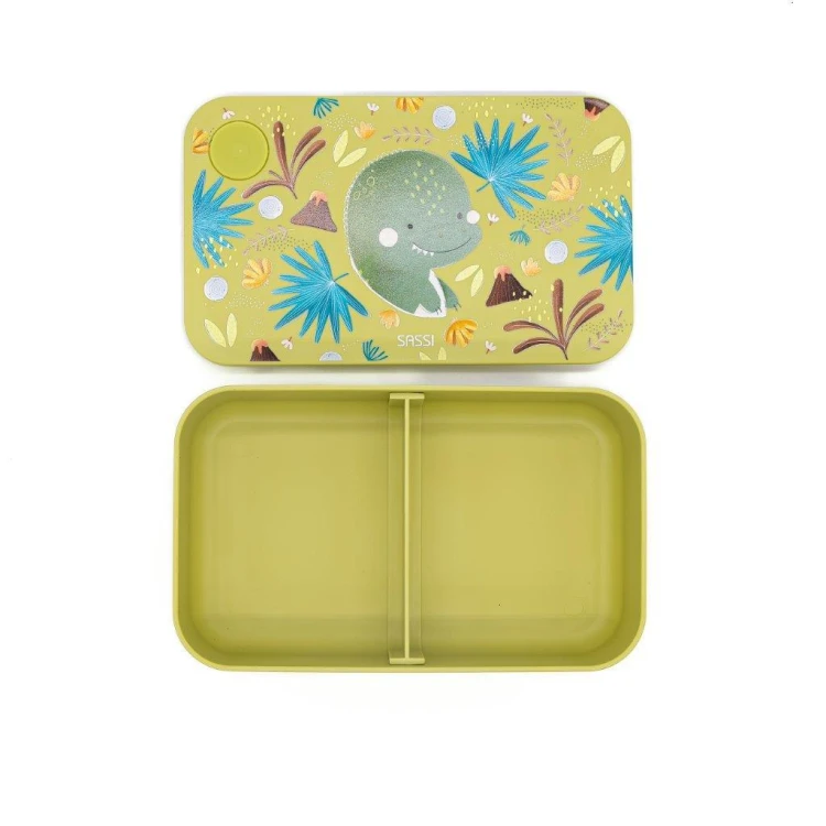 Plastikowy lunchbox pojemnik z rPET Dinozaur SASSI