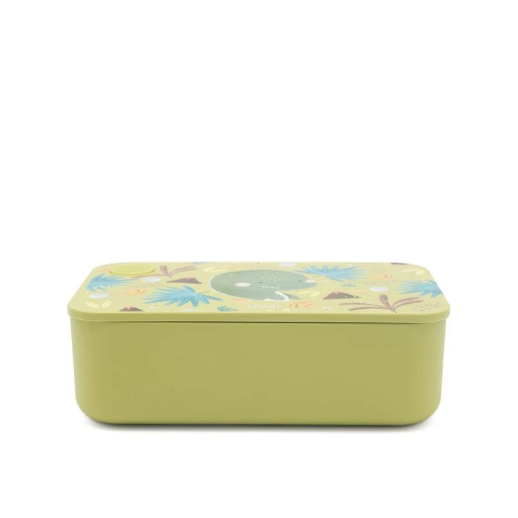 Plastikowy lunchbox pojemnik z rPET Dinozaur SASSI
