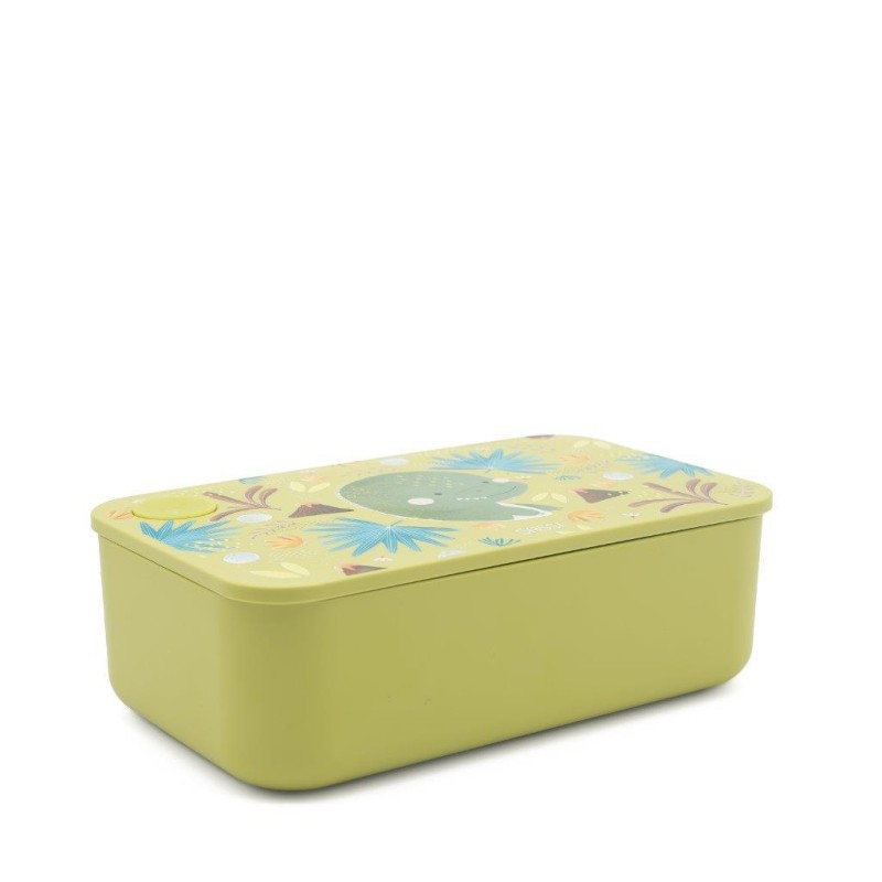 Plastikowy lunchbox pojemnik z rPET Dinozaur SASSI