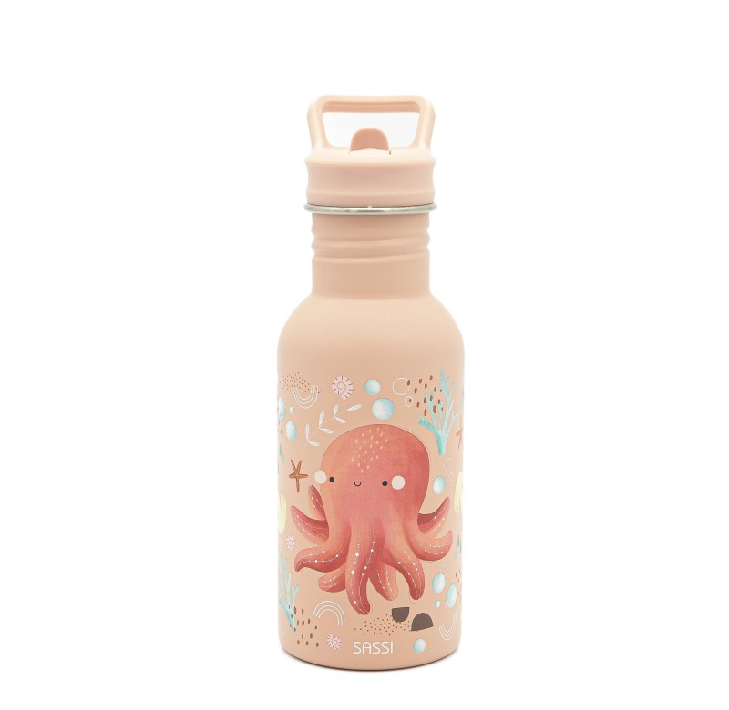 Butelka na wodę ze stali nierdzewnej 500 ml Ośmiornica SASSI