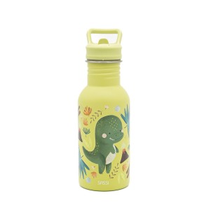 Butelka na wodę ze stali nierdzewnej 500 ml Dinozaur SASSI