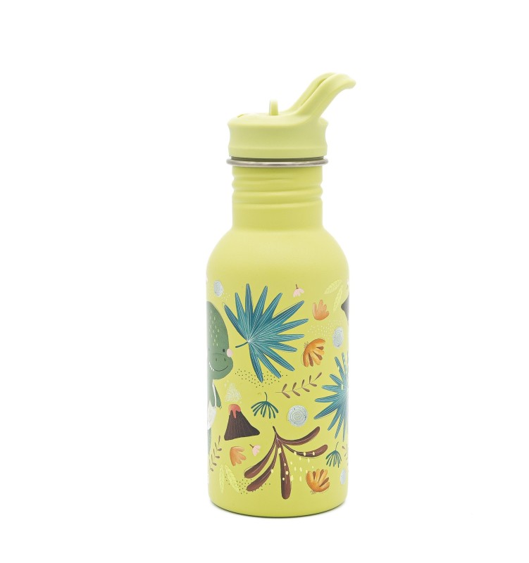 Butelka na wodę ze stali nierdzewnej 500 ml Dinozaur SASSI