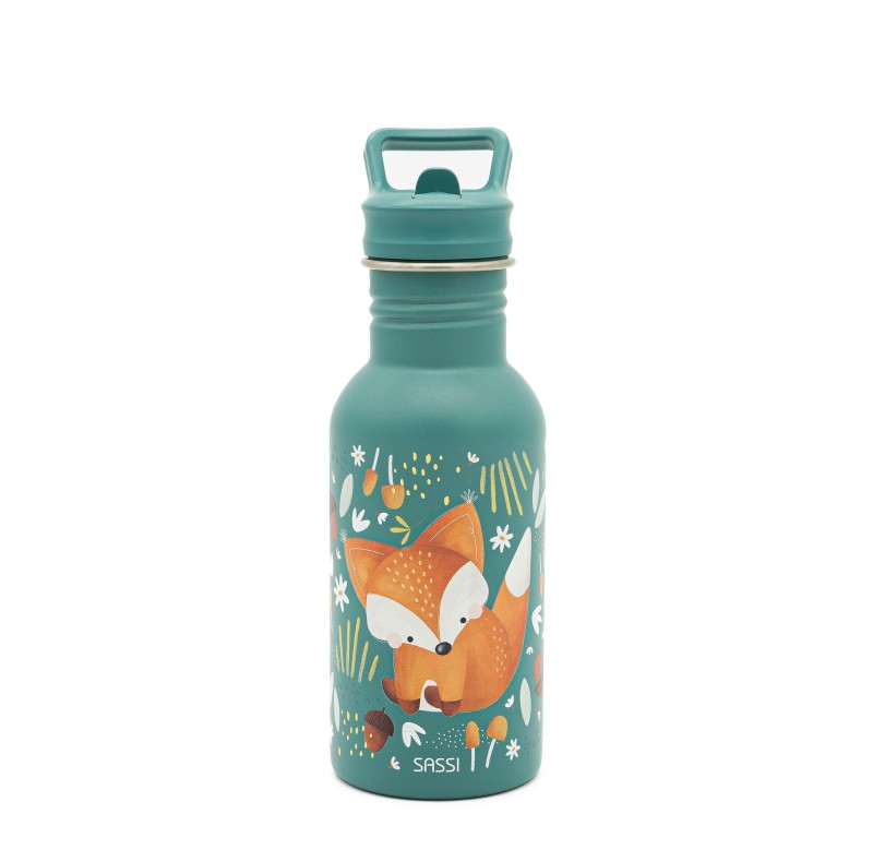 Butelka na wodę ze stali nierdzewnej 500 ml Lisek SASSI