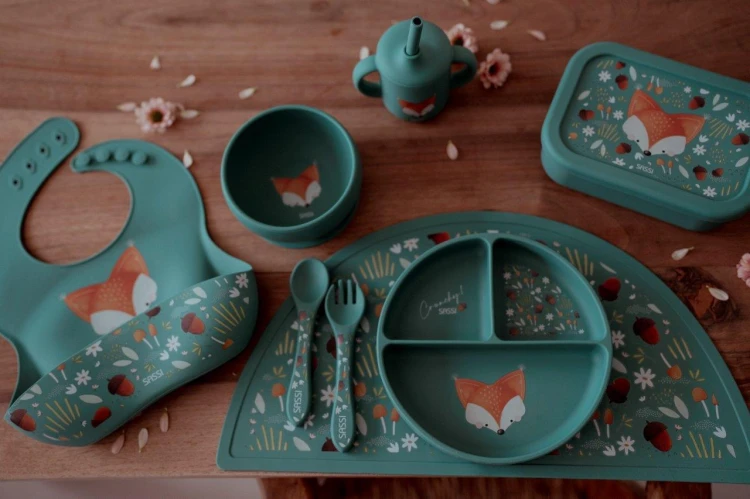 Lunchbox pojemnik silikonowy Lisek SASSI