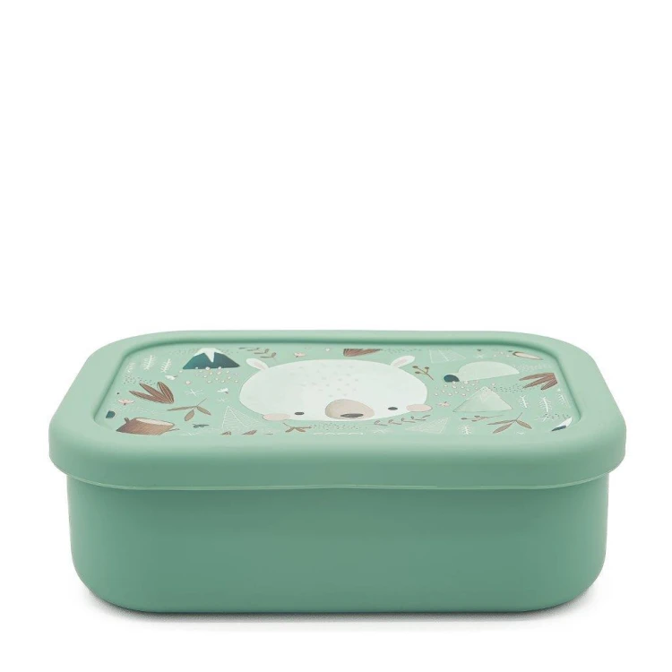 Lunchbox pojemnik silikonowy Miś SASSI