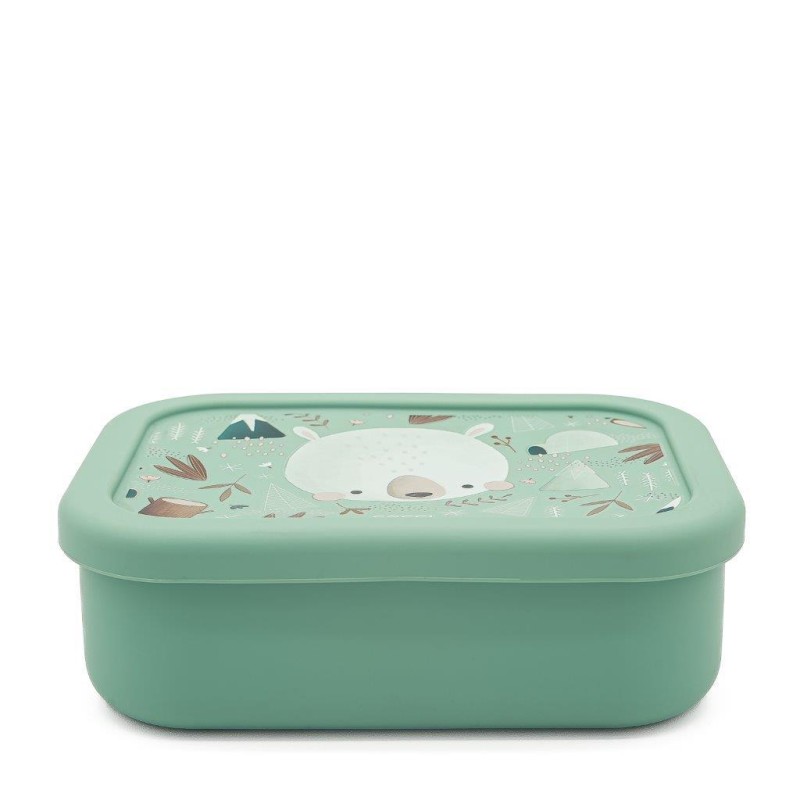 Lunchbox pojemnik silikonowy Miś SASSI