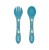 Sztućce silikonowe dla dzieci zestaw Słonik SASSI