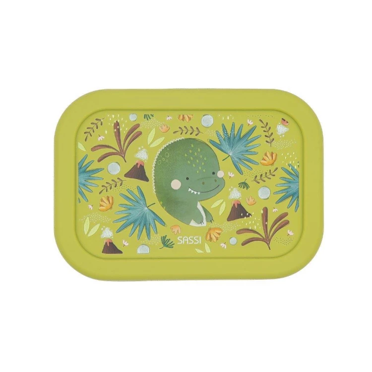 Lunchbox pojemnik silikonowy Dinozaur SASSI
