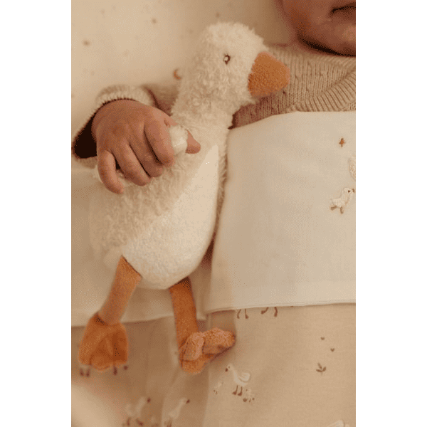 Przytulanka gąska 17 cm Newborn Naturals Little Dutch