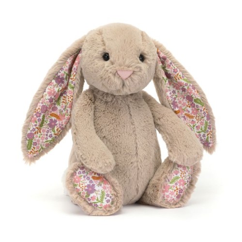 Króliczek z Kwiecistymi Uszami Beżowy „Petal” 31 cm Jellycat