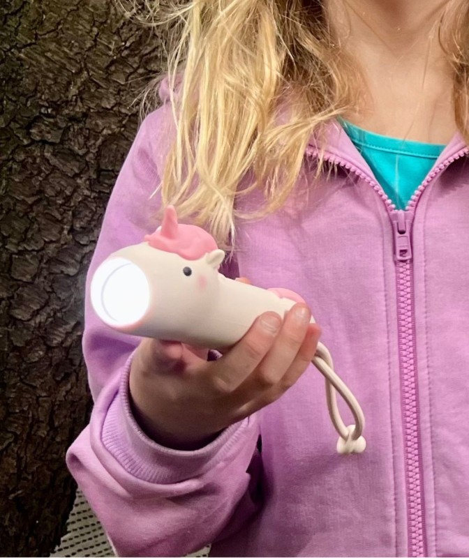 Latarka Jednorożec PINKY Rabbit & Friends