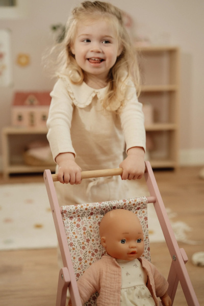 Little Dutch Wózek drewniany dla lalek FSC