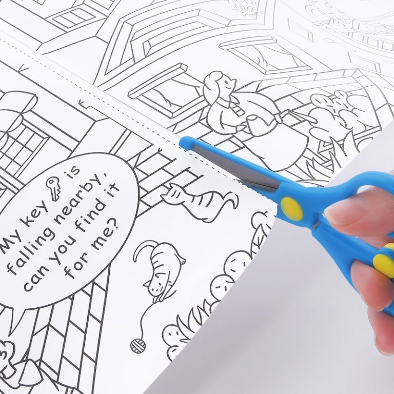 Kolorowanka w rolce – Miasto (10 m.) mideer