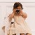 Drewniany aparat fotograficzny retro z kalejdoskopem, zabawka, Le Toy Van