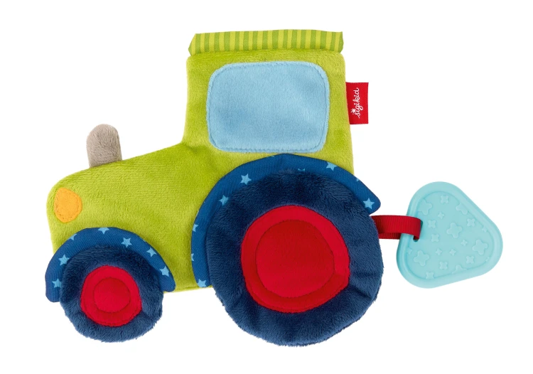 Przytulanka komforter Traktor szeleścik szmatka gryzak dla dzieci sigikid