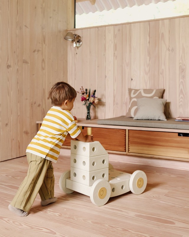 Zestaw 4 piankowych kół Sand Grey / Honey Yellow MODU