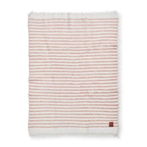 Elodie Details - Kocyk Furry Knit - Faded Rose