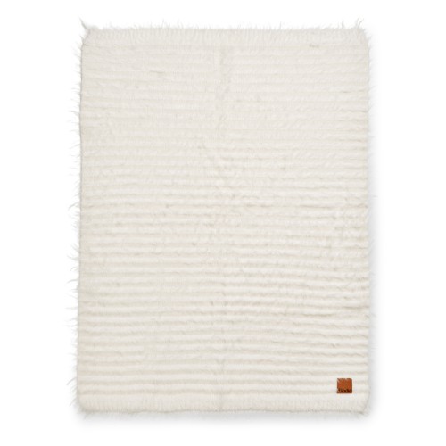 Elodie Details - Kocyk Furry Knit - Vanilla White