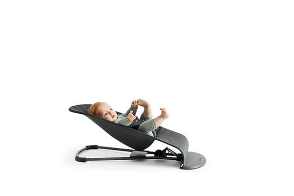 Leżaczek BLISS 3D Jersey Piaskowoszary BABYBJORN