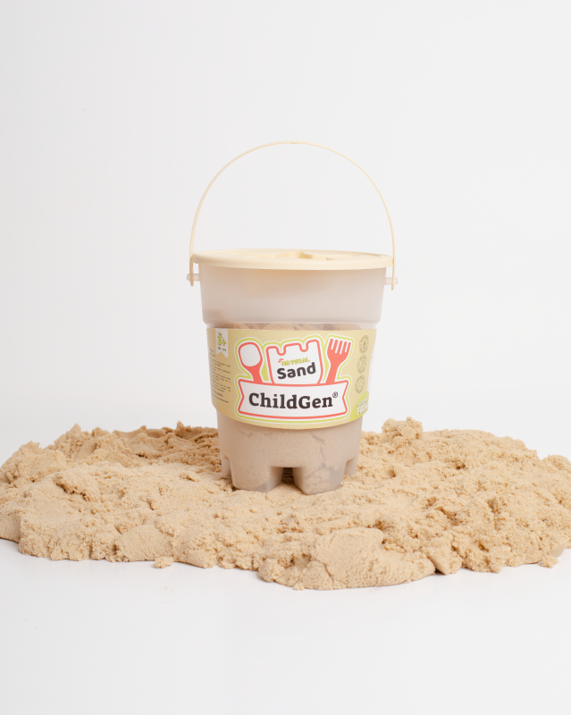 Piasek kinetyczny 100% naturalny 500g NATURALNY ChildGen