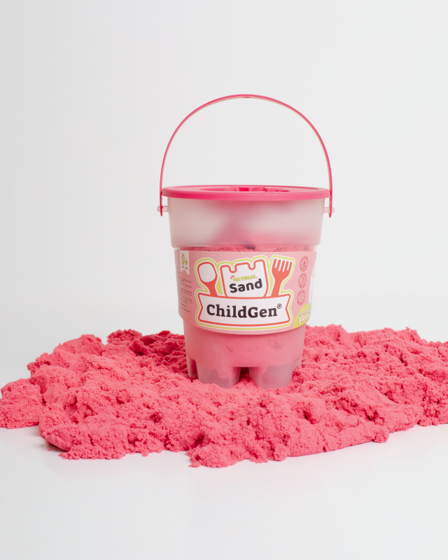 Piasek kinetyczny 100% naturalny 500g RÓŻOWY ChildGen