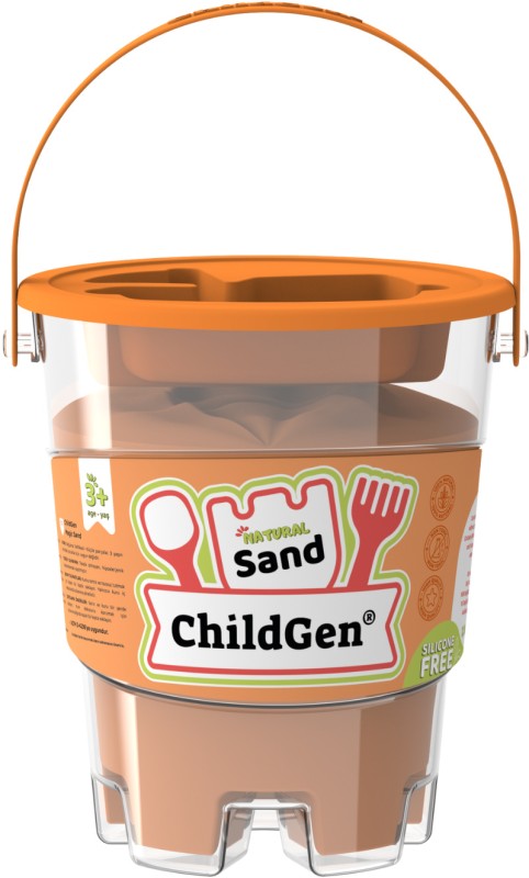 Piasek kinetyczny 100% naturalny 500g POMARAŃCZOWY ChildGen
