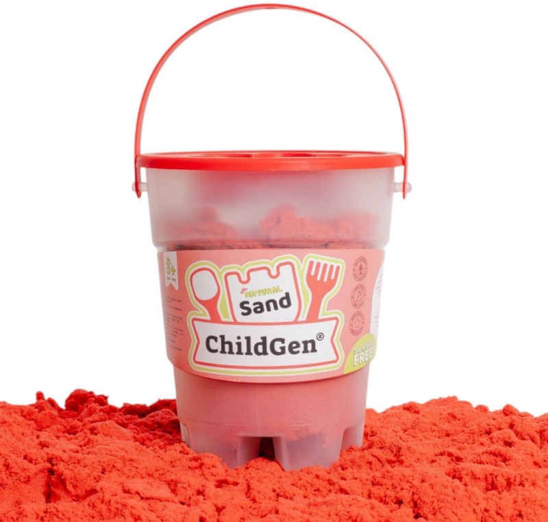 Piasek kinetyczny 100% naturalny 500g CZERWONY ChildGen