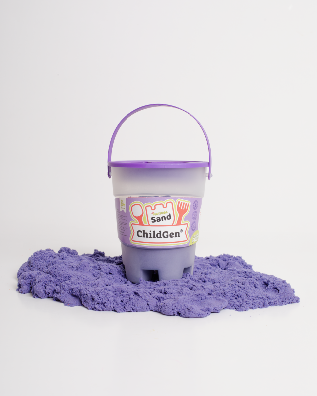 Piasek kinetyczny 100% naturalny 500g FIOLETOWY ChildGen