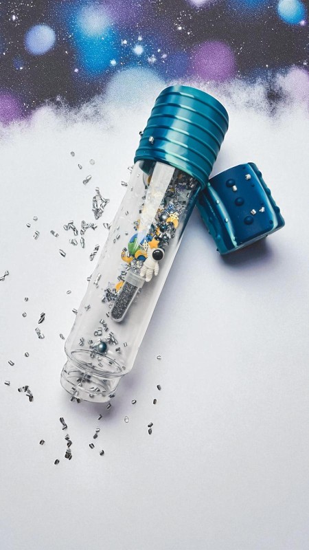 Butelka sensoryczna DIY Galaxy Galaktyka Jellystone Designs