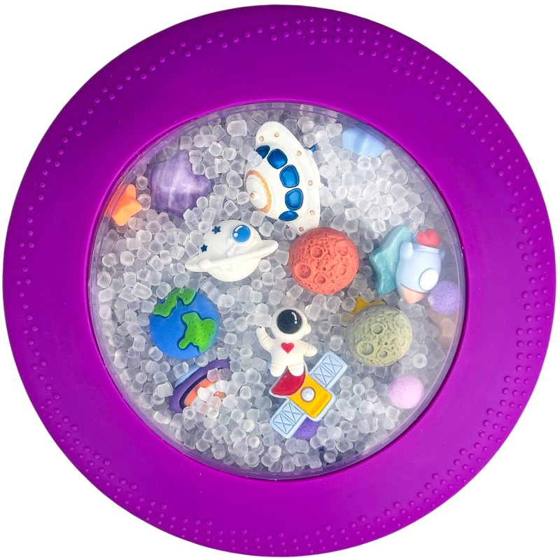Sensoryczny dysk z figurkami A-Ku-Ku! Peekaboo Galaktyka Jellystone Designs