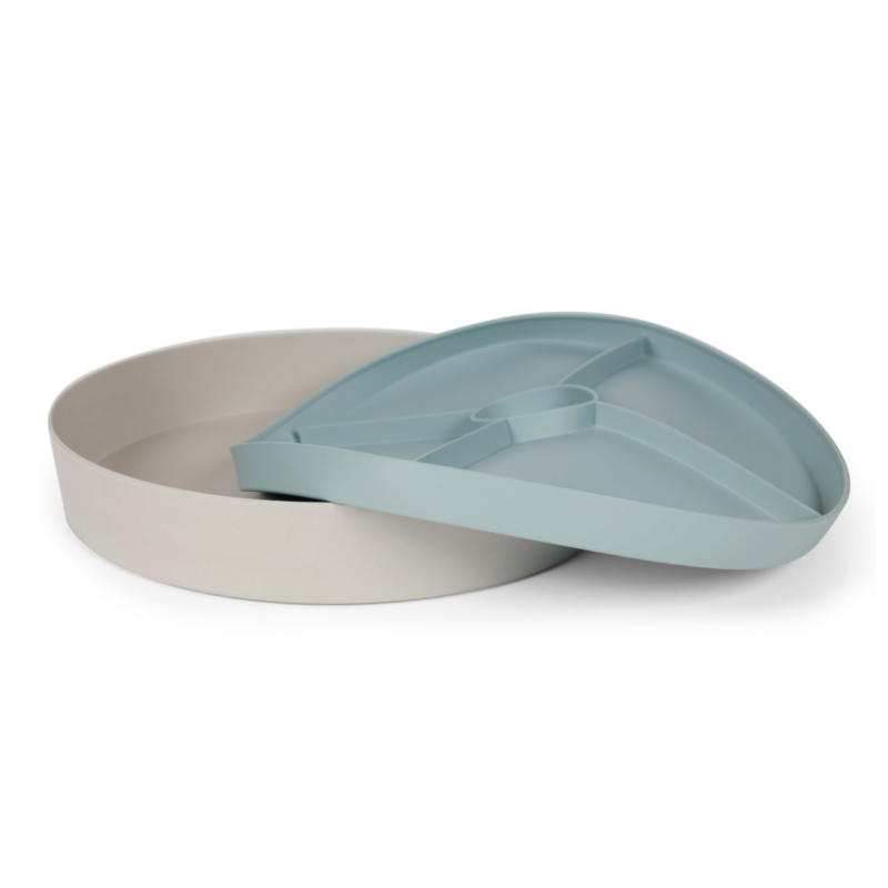 Tacka sensoryczna Play Tray Soft Blue 2w1 pojemnik zielony Jellystone Designs