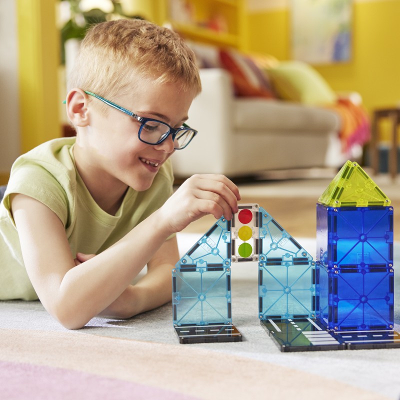 Klocki Magnetyczne Police Patrol 20 el. MAGNA-TILES