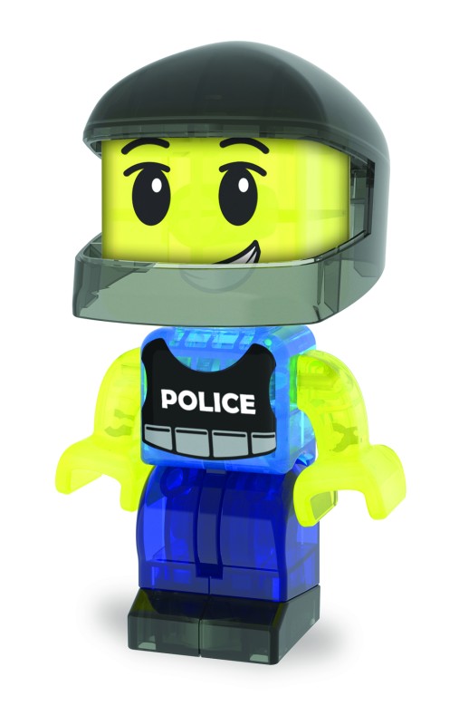 Klocki Magnetyczne Police Patrol 20 el. MAGNA-TILES