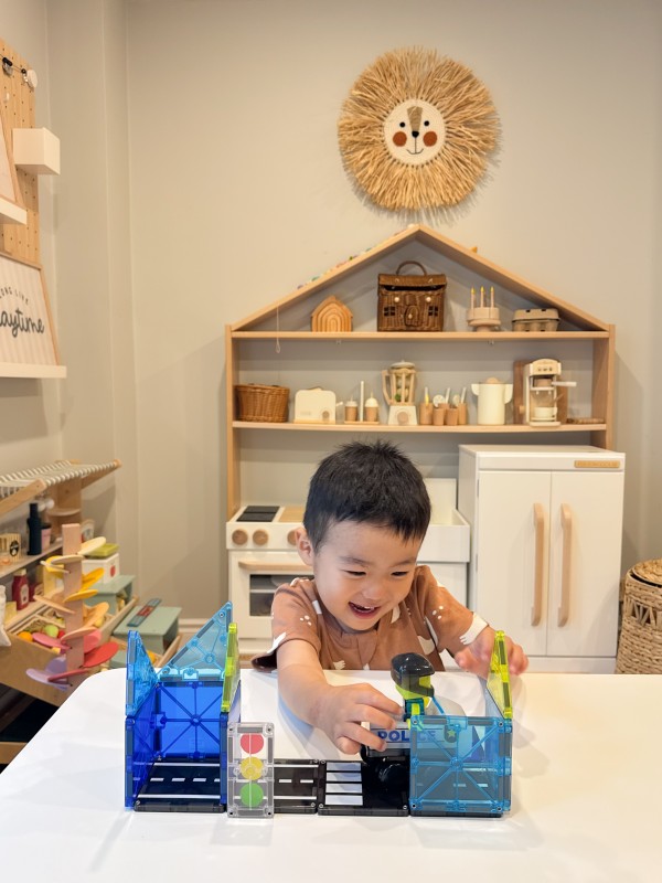 Klocki Magnetyczne Police Patrol 20 el. MAGNA-TILES