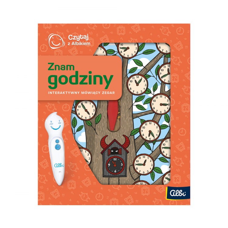 Czytaj z Albikiem Znam Godziny Mówiący Zegar Albi