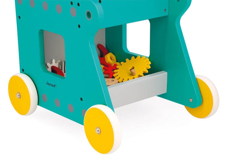 Wózek warsztat magnetyczny z narzędziami Robot Brico ‘Kids 18m+ Janod