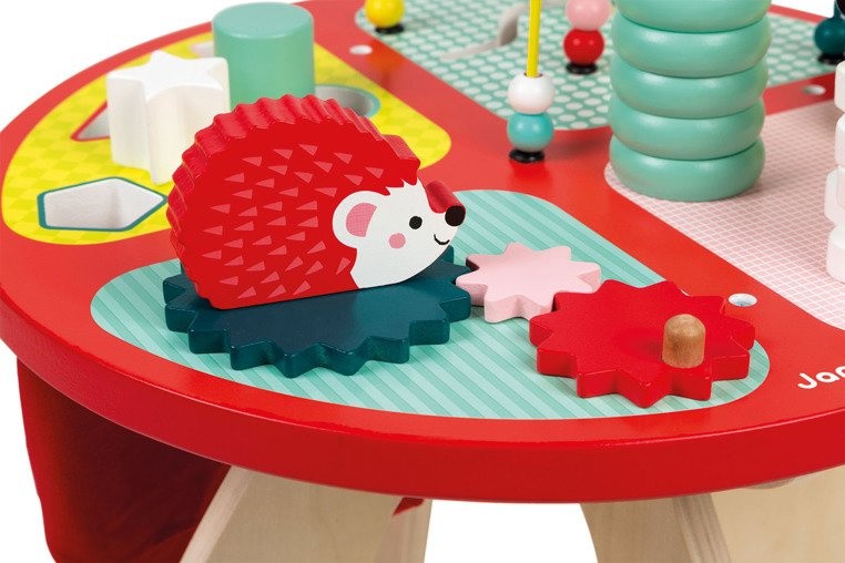 Stolik edukacyjny duży drewniany Baby Forest Janod