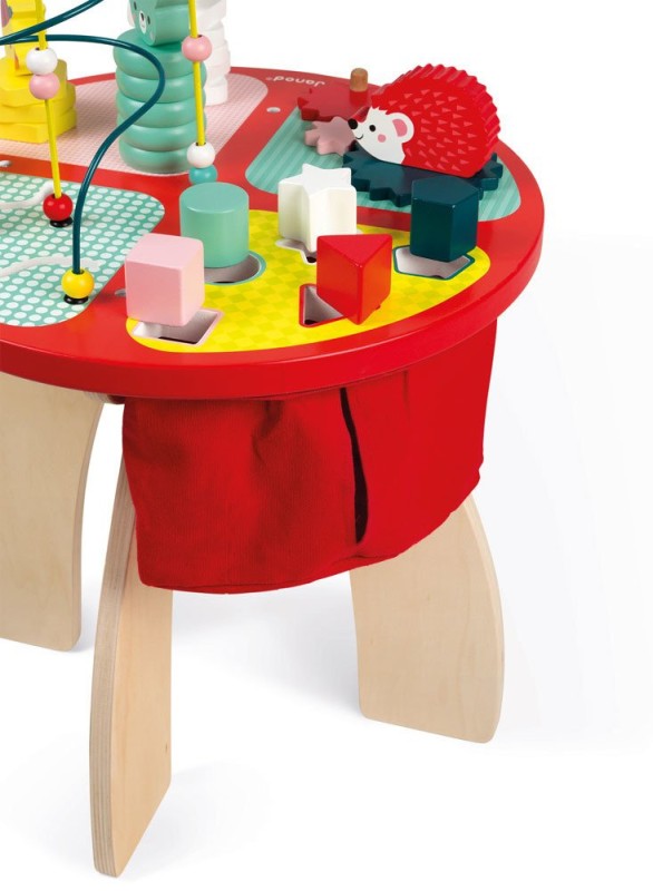 Stolik edukacyjny duży drewniany Baby Forest Janod