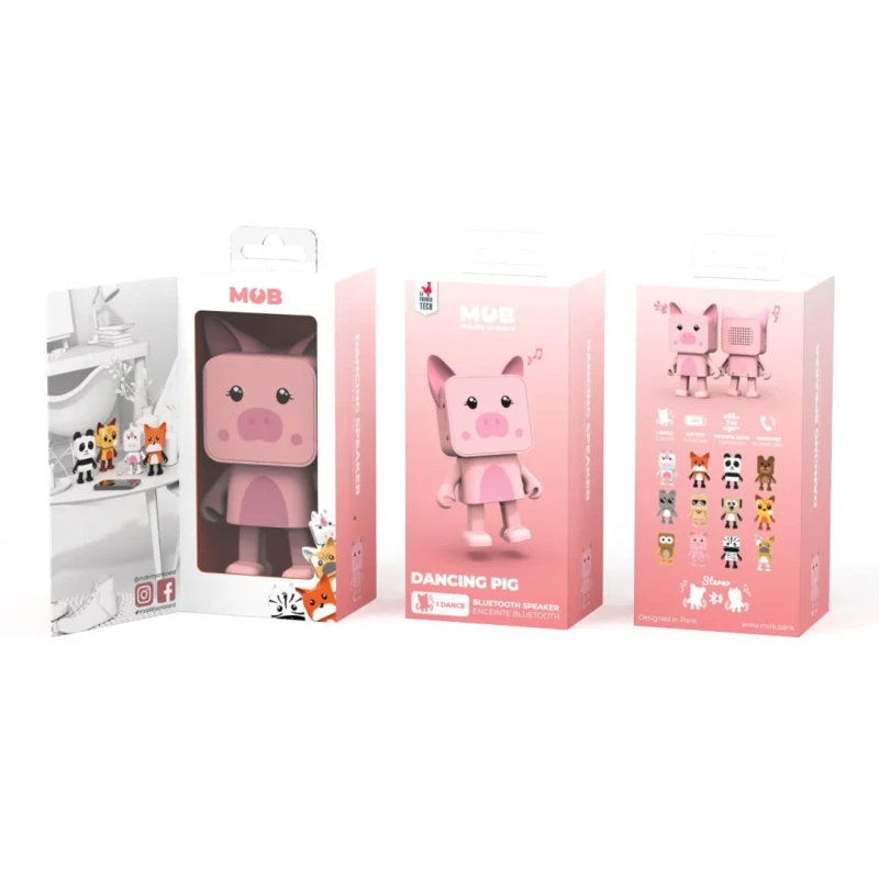 Tańczący głośnik Bluetooth Dancing Animal Świnka Mobility On Board MOB