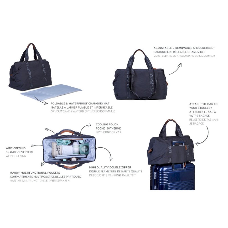 Torba Mommy Bag Signature Urban Dark Grey Childhome