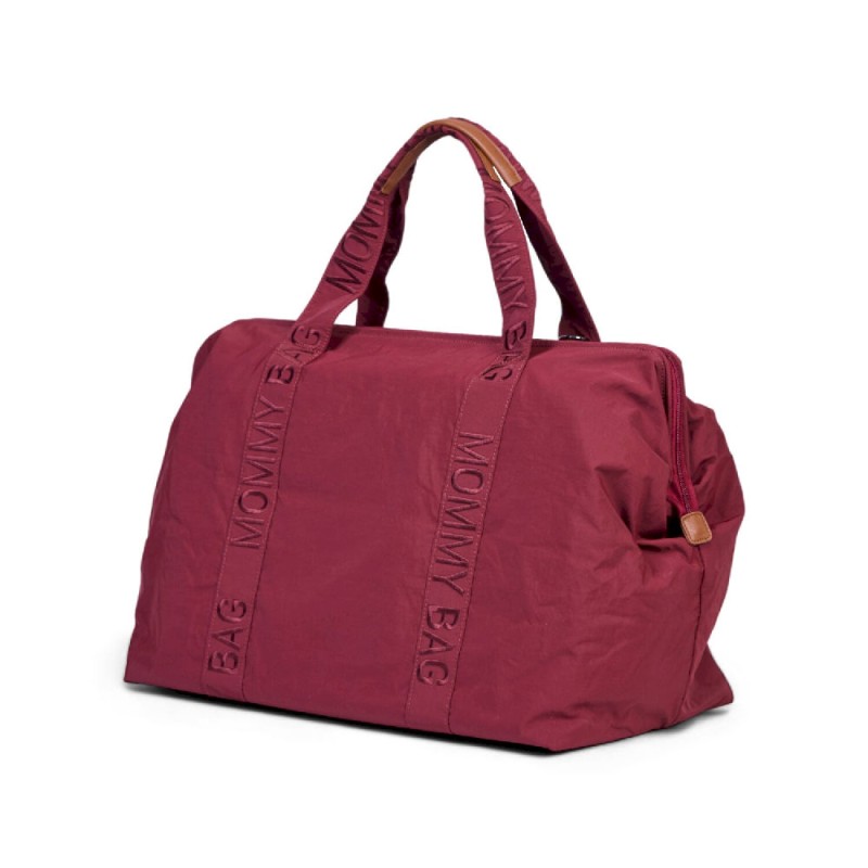 Torba Mommy Bag Signature Urban Burgundy Childhome