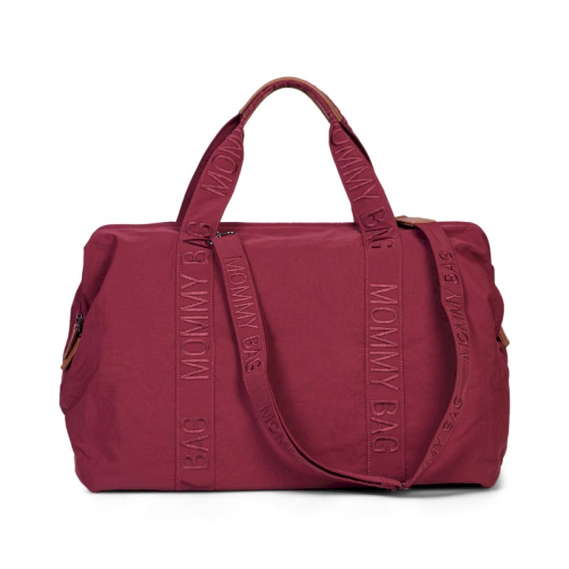 Torba Mommy Bag Signature Urban Burgundy Childhome