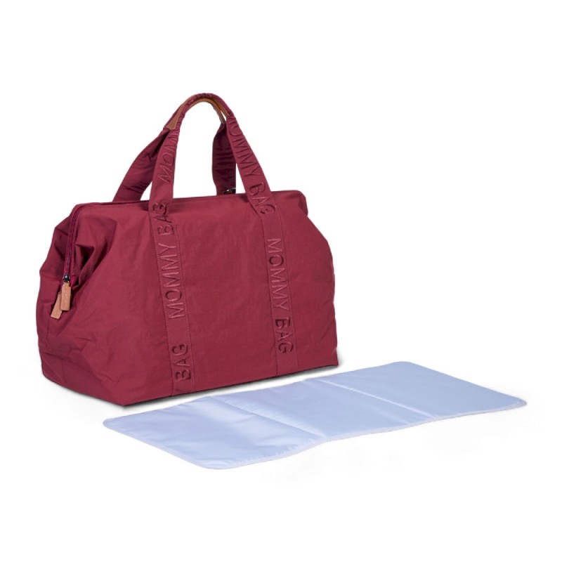 Torba Mommy Bag Signature Urban Burgundy Childhome