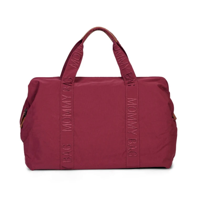 Torba Mommy Bag Signature Urban Burgundy Childhome