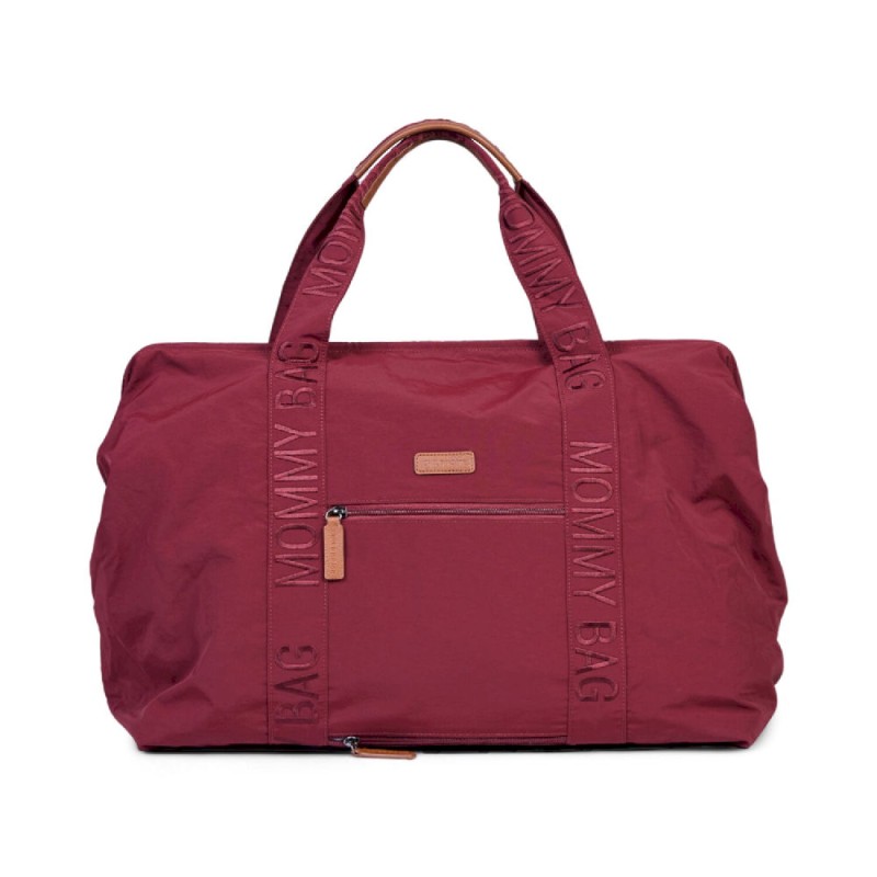 Torba Mommy Bag Signature Urban Burgundy Childhome
