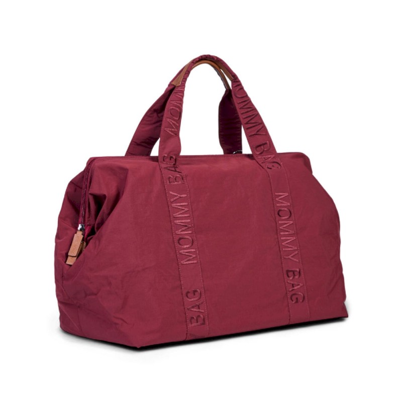 Torba Mommy Bag Signature Urban Burgundy Childhome