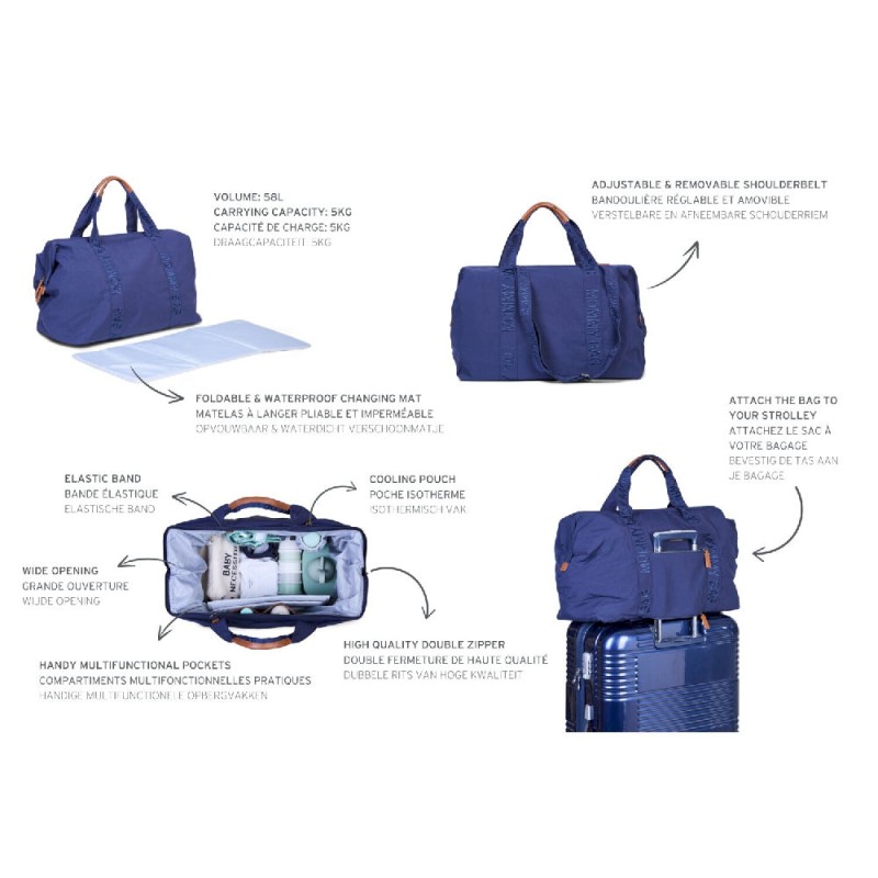Torba Mommy Bag Signature Urban Navy Childhome
