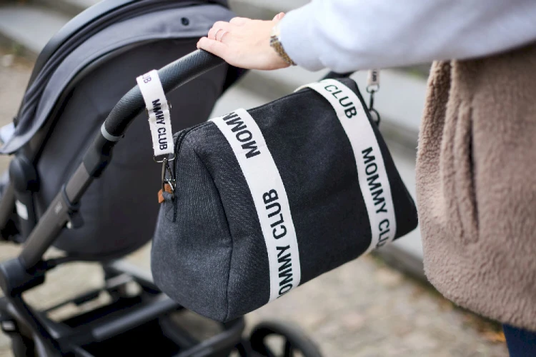 Torba do wózka Mommy Club Signature Black Childhome